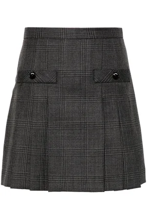 Sandro Prince of Wales-pattern skirt