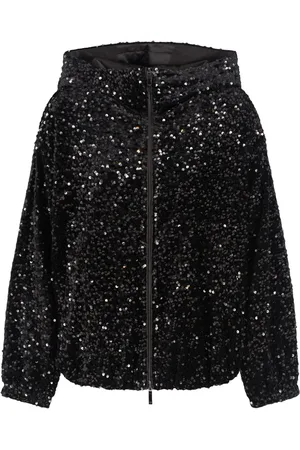 Emporio Armani Sequin-embellished bomber jacket