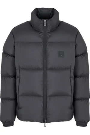 Emporio Armani Logo-patch padded jacket