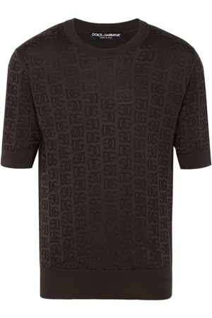 Dolce & Gabbana Monogram-jacquard T-shirt