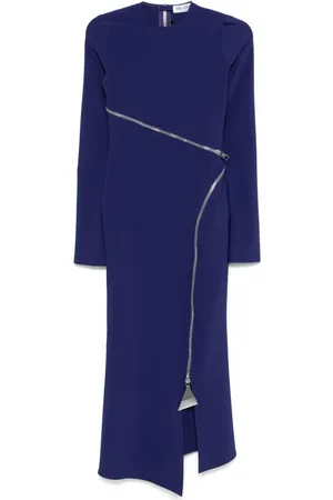 The Attico Zip-detail midi dress