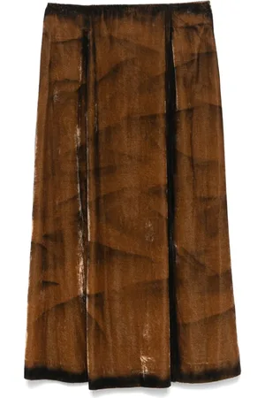 TELA Flame midi skirt
