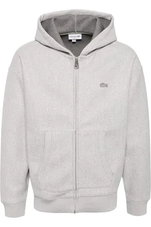 Lacoste Loose fit zip-up hooded jacket