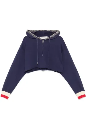 Golden Goose Half-zip cropped hoodie
