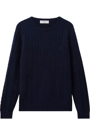 PRINGLE OF SCOTLAND Cable-knit lambs wool jumper