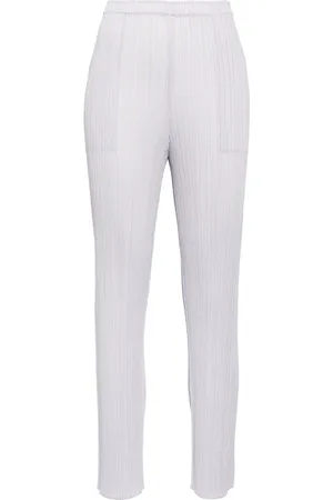 PLEATS PLEASE ISSEY MIYAKE July slim-fit trousers