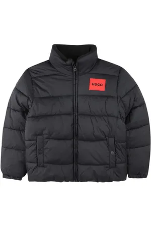 HUGO BOSS Logo-patch puffer jacket