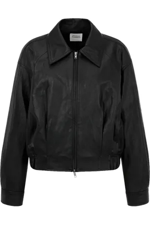 Studio Tomboy Faux-leather blouson jacket