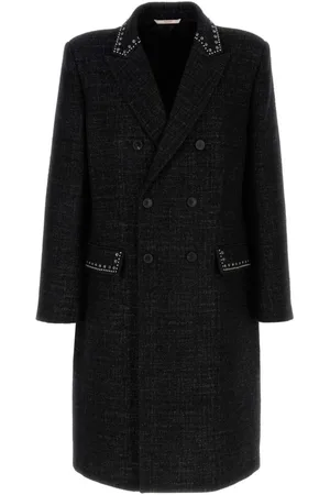 VALENTINO GARAVANI Cabochon-embellished double-breasted coat