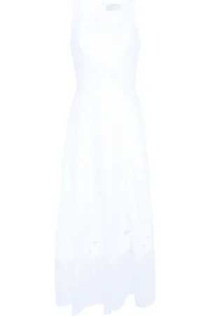 Elie saab Embroidered pleated dress