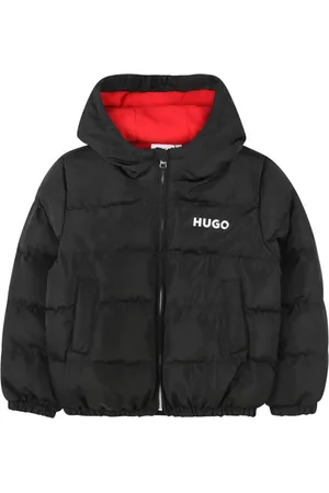 HUGO BOSS Logo-print padded jacket