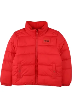 HUGO BOSS Logo-patch puffer jacket