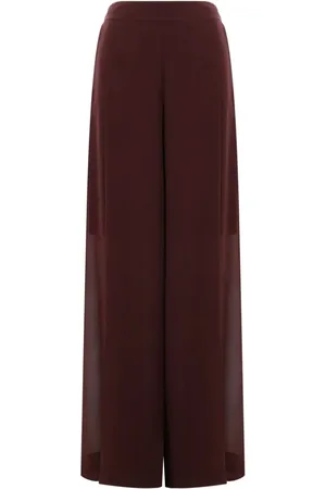 ERMANNO SCERVINO Silk chiffon wide-leg palazzo pants