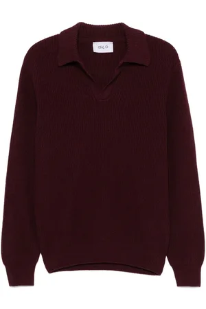 D4.0 Virgin wool polo sweater