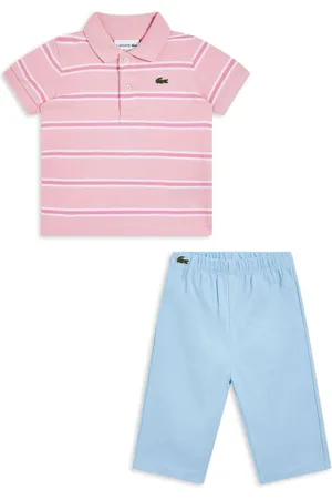 Lacoste Logo-appliqué trousers set