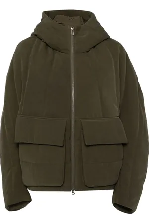 GOEN.J Quilted hood puffer jacket
