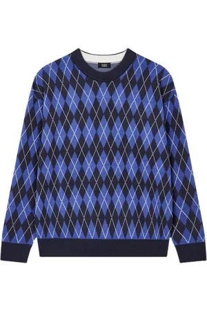Studio Tomboy Argyle-pattern jumper