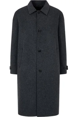 Studio Tomboy Classic-collar single-breasted coat