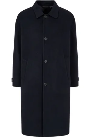 Studio Tomboy Classic-collar single-breasted coat