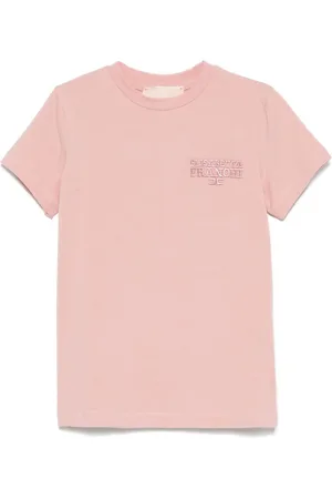 Elisabetta Franchi Logo-embroidered T-shirt