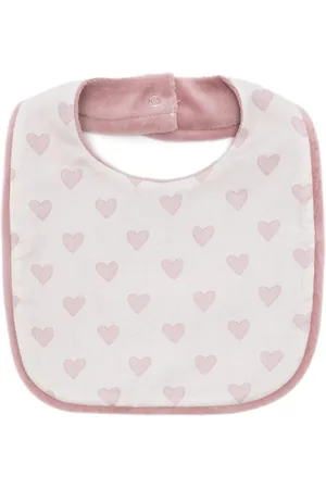 LA STUPENDERIA Heart-print bib