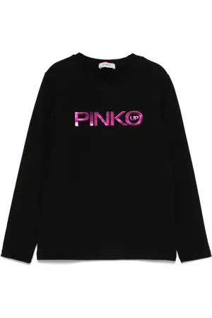 Pinko Metallic-logo T-shirt