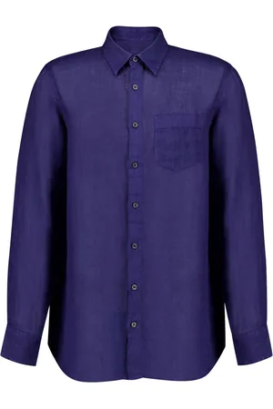 120% Lino Long-sleeve button-up shirt