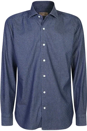 BARBA Abstract print shirt