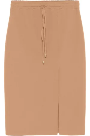 Ermanno Firenze Drawstring midi skirt
