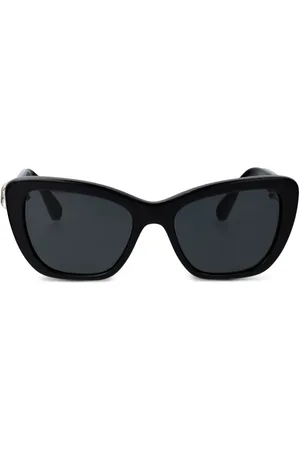 Swarovski Cat-eye crystal-embellished-arm sunglasses