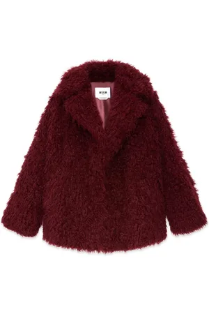 Msgm Single-breasted frayed deailed jacket