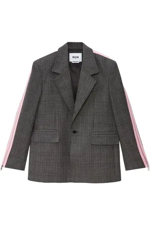 Msgm Zipped single-breasted blazer