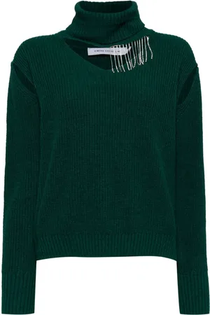 SIMONA CORSELLINI Crystal-embellishment jumper