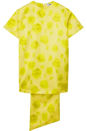Msgm Floral-print T-shirt dress
