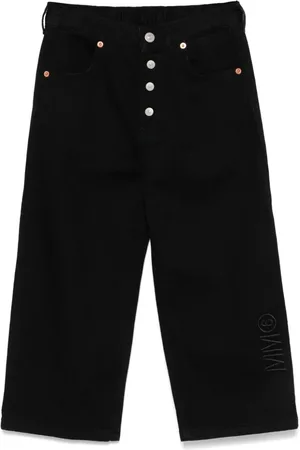 Maison Margiela Logo-embroidered jeans
