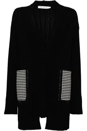 SIMONA CORSELLINI Checked-pocket cardigan
