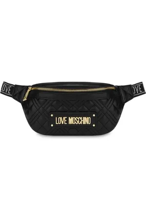 Moschino Logo-plaque belt bag