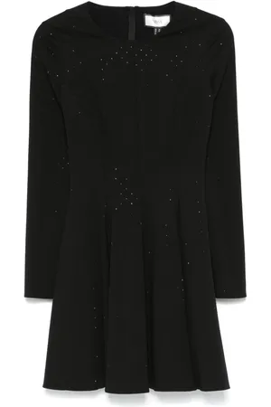 NISSA Rhinestone-embellished mini dress