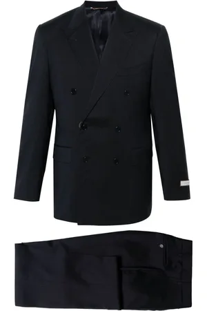 CANALI Striped double-breasted suit