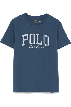 Ralph Lauren Striped-logo T-shirt