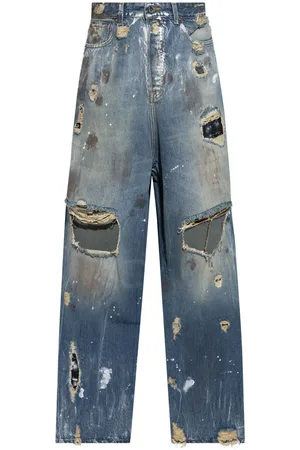 Vetements Distressed-effect jeans