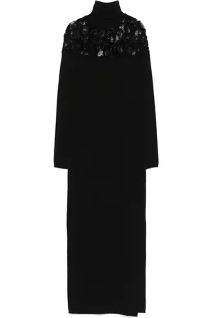 Sonia by Sonia Rykiel Velvet lace-detail dress