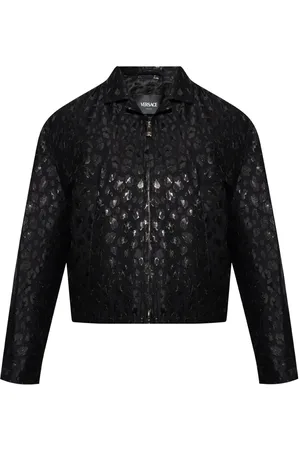VERSACE Leopard-pattern jacket