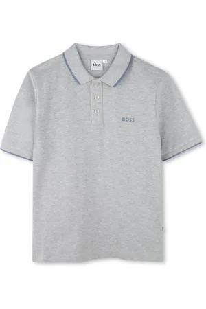 HUGO BOSS Logo-print cotton polo shirt