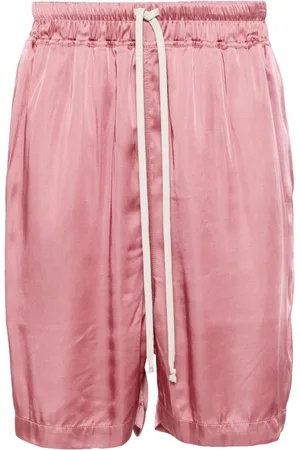 Rick Owens Drawstring satin shorts