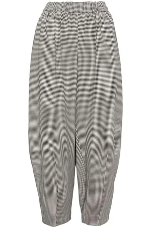 Comme des Garçons Houndstooth tapered trousers
