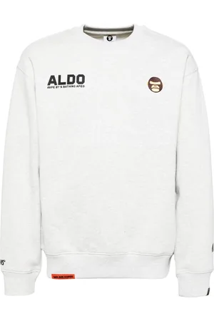 A Bathing Ape Logo-embroidered sweatshirt