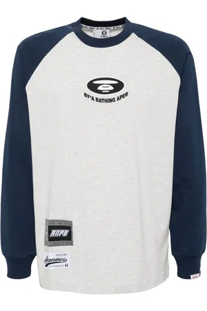 A Bathing Ape Moonface logo T-shirt