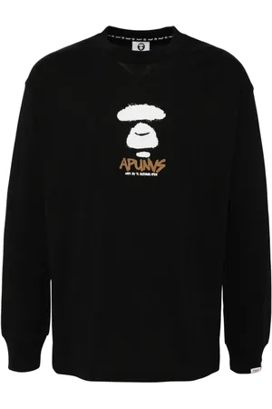 A Bathing Ape Moonface logo T-shirt