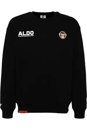 A Bathing Ape Logo-embroidered sweatshirt